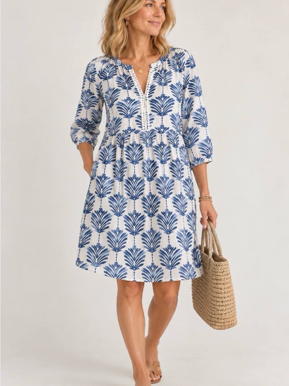J Jill linen dress Petite Small